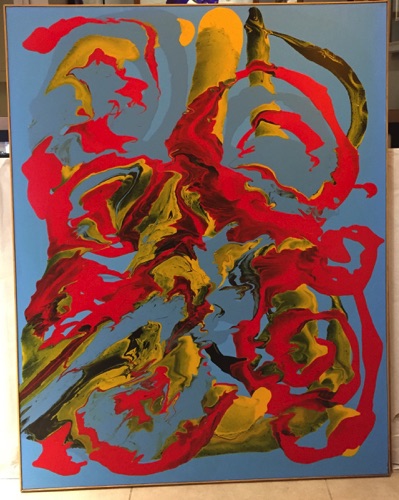Irene Laksine oil painting 
146 x 114 cm   57 x 45 ins
Ref 10